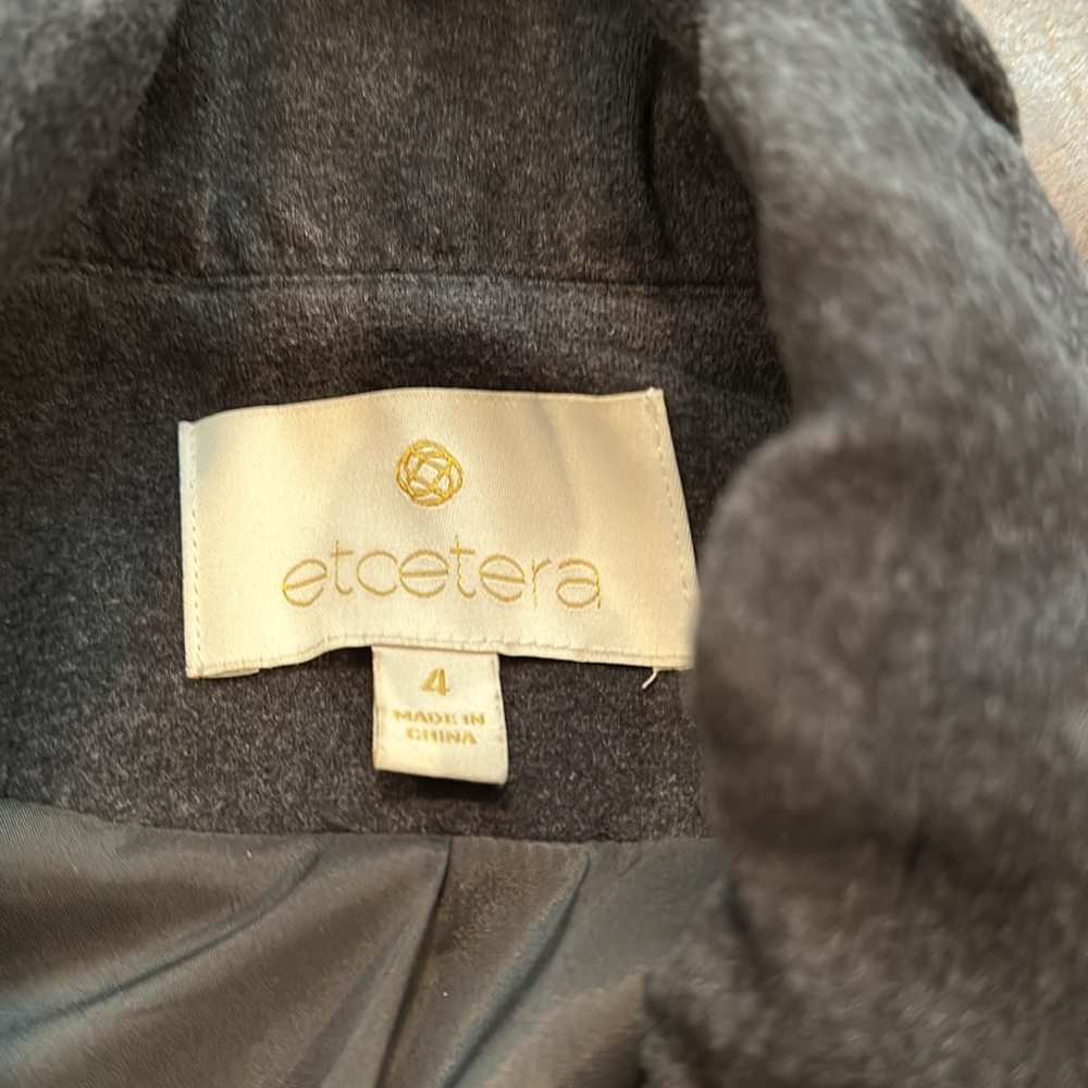 Etcetera jacket size 4. Cotton and polyester. - Picture 2 of 3